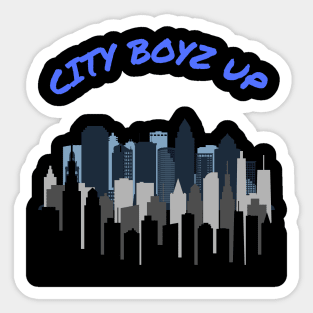 CITY BOYZ UP DESIGN Sticker